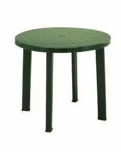 Tavolo resina tondo verde 90 progarden