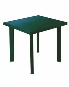 Tavolo resina fiocco verde 80x75 progarden