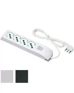 Multipresa 4x2pt sk int bianco fido 410100 fme