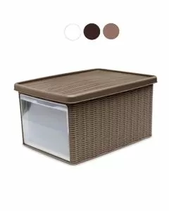 Box elegance multi tortora cm 29x39 h 21 stefanpl