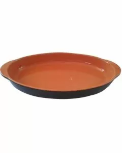 Teglia ovale cm 44x27 bruna coli'