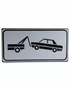 Cartello stradale zona rimozione forzata 3g