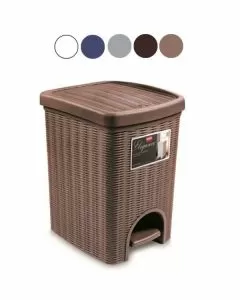 Pattumiera pedale elegance grigio l 20 stefanpl