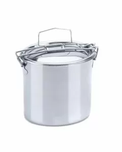 Portavivande acciaio ovale cc 1000 cm 12x9 tomatto