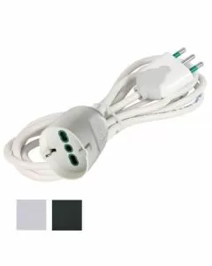 Prolunga m 5 3x1,00 bianco presa schuko 92660 fme