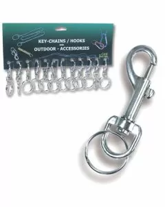 Portachiavi anello moschettone big pz 12 geit