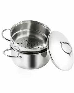 Vaporiera inox 18/10 cm 24 barazzoni