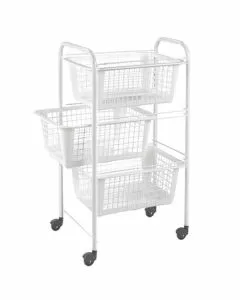 Carrello p.3 san diego cm 30x38 h 68 metaltex