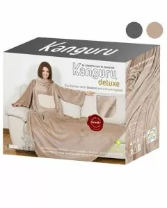 Coperta maniche beige deluxe kanguru