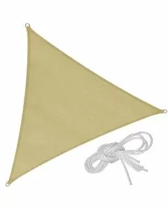Vela ombreggiante beige triang. 3x3x3 trex 08588