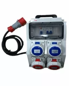 Quadro 2x2pt 2x3pt cee 16a ip55 m 4 rosi