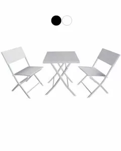 Set balcone fold nero vette 09632