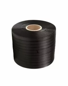 Reggetta plastica 12x0,5 f. 60 nera m 1250