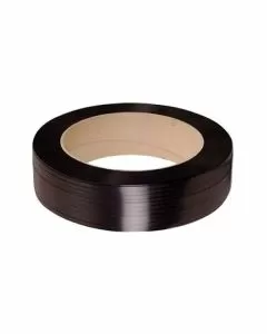 Reggetta plastica 15x0,8 f.400 nera m 1500