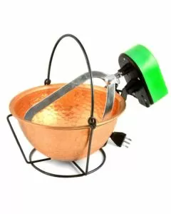 Polentina rame tonda martellata fe l 4,0 cm 24