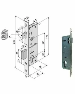 Serratura inf.all 101.35.01.0 welka