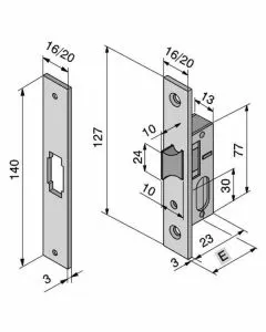 Serratura inf.all 115.15.01.0 welka