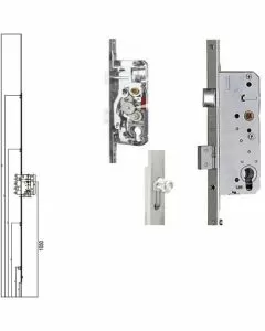 Serratura inf.multipunto sicurtop e35 1685 agb