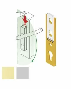 Blocca martelline rettangolare silver bmar01 disec