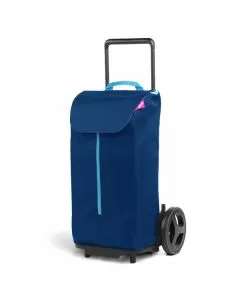 Carrello spesa komodo blu l 50 38x45 h 96 gimi
