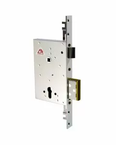 Serratura infilare triplice cilindro 8000pe cr