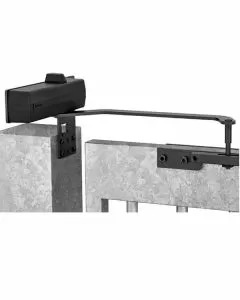 Chiudicancello aerodinamico nero dc650g assa abloy