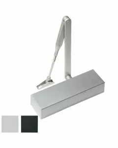 Chiudiporta aerodinamico nero ts 71 dorma