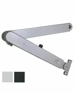 Braccio chiudip. compasso nero ts 72/83 bca dorma