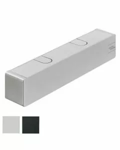 Chiudiporta aerodinamico argento ts 98 xea dorma