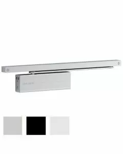 Chiudiporta aerodinamico nero dc175 assa abloy