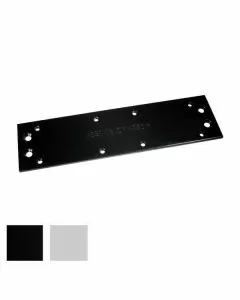 Piastra chiudiporta slitta dc175 nero assa abloy