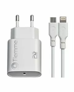 Caricabatterie 1 usb-c cavo watt 20 3647 tiemme