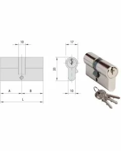 Cilindro inf. 59,0-29,5-29,5 ka n0g300-07-0 cisa