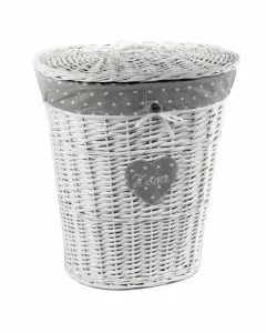 Cestone vimini ovale home 49x36 h 55 gicos