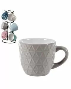 Tazza caffe porcellana stand geo pz 6 bellintavola