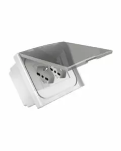 Frutto dopp. presa sk 10/16a ip55 opera 421021 fme