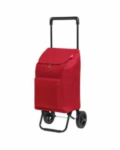 Carrello spesa argo rosso l 42 30x36 h 94 gimi