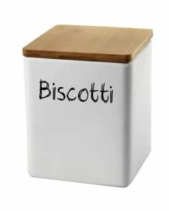 Barattolo ceramica biscot. 13x13 h 17 bellintavola