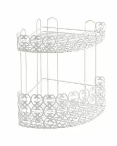 Mensola bagno florenz angol.2p 25x25 h 31 metaltex