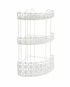 Mensola bagno florenz angol.3p 25x25 h 51 metaltex