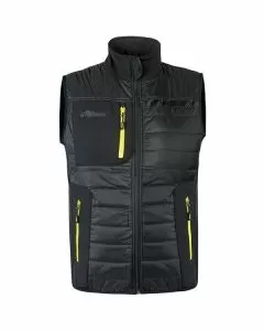 Gilet black carbon s wall upower