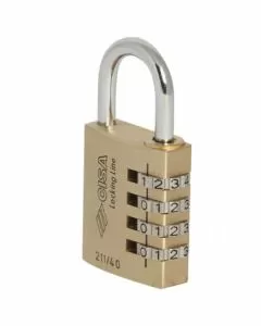 Lucchetto ottone mm 40 combinazione 21190 cisa ll