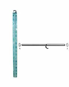 Tubo tende doccia 140/260 estens. aglaia 02624