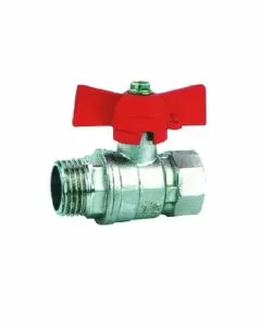 Valvola sfera mf m/co farfalla 1" aglaia 02565