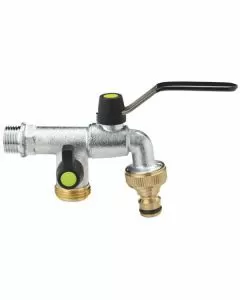 Rubinetto ottone sfera 1/2" presa 455b aquatech