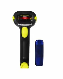 Lettore di Codici a Barre Scanner Laser Wireless Senza Fili 433 MHz, portata 100 mt, Automatico, Veloce e Preciso