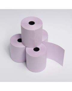 Rotoli in carta termica colorata mm 80x80mm x12mm colore Viola Pastello. PZ 60